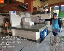  PEMBERSIHAN DAN SEMBURAN NYAHKUMAN (DISINFEKSI) KAWALAN NOVEL CORONAVIRUS COVID -19