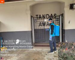 PEMBERSIHAN DAN SEMBURAN NYAHKUMAN (DISINFEKSI) KAWALAN NOVEL CORONAVIRUS COVID -19