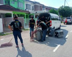 OPERASI MENYELAMATKAN HAIWAN TERBIAR (ANJING) OLEH MBS 