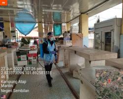 PEMBERSIHAN DAN SEMBURAN NYAHKUMAN (DISINFEKSI) KAWALAN NOVEL CORONAVIRUS COVID -19