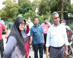 LAWATAN TURUN PADANG KE RUMAH RAKYAT BATANG BENAR, TAMAN ANDALAS DAN KAWASAN PERINDUSTRIAN RINGAN MANTIN.