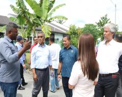 LAWATAN TURUN PADANG KE RUMAH RAKYAT BATANG BENAR, TAMAN ANDALAS DAN KAWASAN PERINDUSTRIAN RINGAN MANTIN.