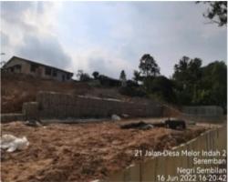 MEMBAIKPULIH CERUN RUNTUH SERTA KERJA BERKAITAN DI JALAN TERATAI 1, TAMAN MARIDA, SEREMBAN