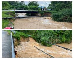 KEROSAKAN JAMBATAN KAMPUNG BATANG BENAR, PAJAM, NEGERI SEMBILAN