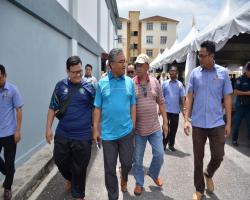 PROGRAM PENYERAHAN SIAP PROJEK MENGECAT DEWAN DAN TAKLIMAT KESEDARAN KESELAMATAN JALAN RAYA DI DEWAN APARTMENT TAMAN SEREMBAN PUTRA, SIKAMAT