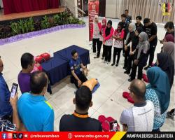 KURSUS KEMAHIRAN BASIC LIFE SUPPORT DAN PERANAN EMERGENCY RESPONSE TEAM (ERT) MAJLIS BANDARAYA SEREMBAN