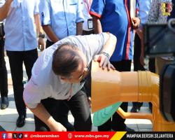 MAJLIS PENYERAHAN DAN PERASMIAN WAJAH BAHARU TEROWONG PEJALAN KAKI JALAN SUNGAI UJONG