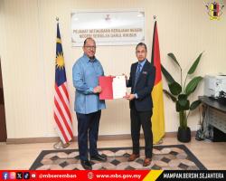 KUNJUNGAN HORMAT TUAN SETIAUSAHA MBS KE ATAS YB SETIAUSAHA KERAJAAN NEGERI SEMBILAN