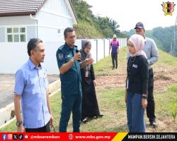 LAWATAN TURUN PADANG TUAN SETIAUSAHA KE TAMAN BUKIT SENAWANG PERDANA