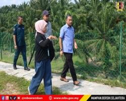 LAWATAN TURUN PADANG TUAN SETIAUSAHA KE TAMAN BUKIT SENAWANG PERDANA