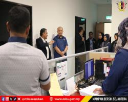 SESI WALK ABOUT TUAN SETIAUSAHA DI PEJABAT WISMA MBS