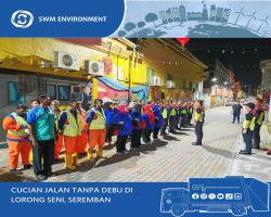 CUCIAN JALAN TANPA DEBU DI LORONG SENI, SEREMBAN