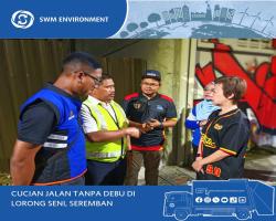 CUCIAN JALAN TANPA DEBU DI LORONG SENI, SEREMBAN