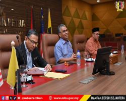 SESI PERJUMPAAN PEGAWAI - PEGAWAI BAHARU BERSAMA DATUK BANDAR MAJLIS BANDARAYA SEREMBAN