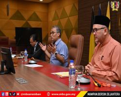 SESI PERJUMPAAN PEGAWAI - PEGAWAI BAHARU BERSAMA DATUK BANDAR MAJLIS BANDARAYA SEREMBAN