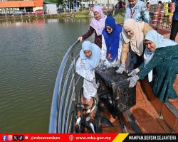 PELEPASAN IKAN SEMPENA CABARAN NGAIL NISMILAN TAMAN TASIK SEREMBAN 2025