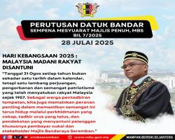 PERUTUSAN DATUK BANDAR SEMPENA MESYUARAT MAJLIS PENUH, MBS BIL 7/2025
