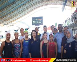 MAJLIS PENYERAHAN PROJEK MENAIK TARAF PAPAN MARKAH (SCOREBOARD) DI PUSAT AKUATIK PAROI