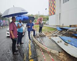 DATUK BANDAR TINJAU KEMUDAHAN BENTENG AMPANGAN DAN PROJEK DEWAN KOMUNITI AMPANGAN