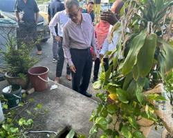 DATUK BANDAR TURUN KE LOKASI BANJIR KG. BARU RAHANG