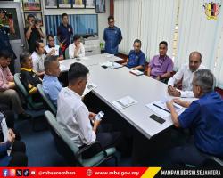 LAWATAN KETUA SETIAUSAHA KEMENTERIAN BELIA DAN SUKAN KE PROJEK MENAIK TARAF STADIUM HOKI TAN SRI DATO’ HAJI MOHD SAID, SEREMBAN 2, NEGERI SEMBILAN 