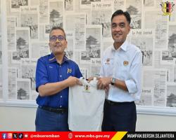 LAWATAN KETUA SETIAUSAHA KEMENTERIAN BELIA DAN SUKAN KE PROJEK MENAIK TARAF STADIUM HOKI TAN SRI DATO’ HAJI MOHD SAID, SEREMBAN 2, NEGERI SEMBILAN
