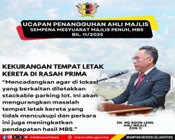 INTIPATI UCAPAN PENANGGUHAN AHLI MAJLIS MBS SEMASA MESYUARAT MAJLIS PENUH BIL. 11/2025 