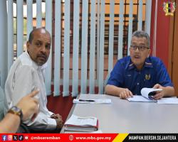 LAWATAN KETUA SETIAUSAHA KEMENTERIAN BELIA DAN SUKAN KE PROJEK MENAIK TARAF STADIUM HOKI TAN SRI DATO’ HAJI MOHD SAID, SEREMBAN 2, NEGERI SEMBILAN