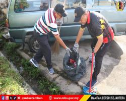 OPERASI PEMBERSIHAN DI PUSAT BANDAR SEREMBAN