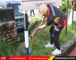 OPERASI PEMBERSIHAN DI PUSAT BANDAR SEREMBAN