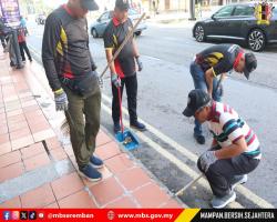 OPERASI PEMBERSIHAN DI PUSAT BANDAR SEREMBAN