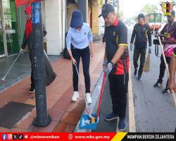 OPERASI PEMBERSIHAN DI PUSAT BANDAR SEREMBAN