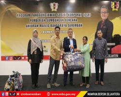 PROGRAM TANGGUNGJAWAB SOSIAL (CSR) PEMBERIAN SUMBANGAN BENCANA ANJURAN MAJLIS BANDARAYA SEREMBAN