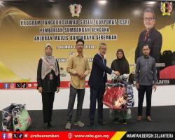 PROGRAM TANGGUNGJAWAB SOSIAL (CSR) PEMBERIAN SUMBANGAN BENCANA ANJURAN MAJLIS BANDARAYA SEREMBAN