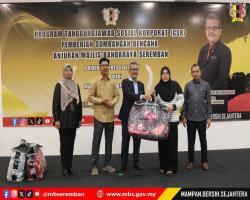 PROGRAM TANGGUNGJAWAB SOSIAL (CSR) PEMBERIAN SUMBANGAN BENCANA ANJURAN MAJLIS BANDARAYA SEREMBAN