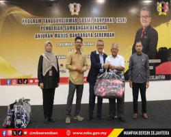 PROGRAM TANGGUNGJAWAB SOSIAL (CSR) PEMBERIAN SUMBANGAN BENCANA ANJURAN MAJLIS BANDARAYA SEREMBAN