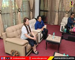 KUNJUNGAN HORMAT JAWATANKUASA REHDA KEPADA DATUK BANDAR,MBS