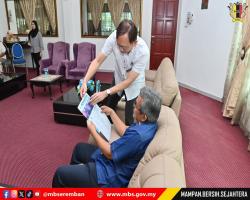 KUNJUNGAN HORMAT JAWATANKUASA REHDA KEPADA DATUK BANDAR,MBS