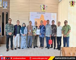 KUNJUNGAN HORMAT MARA CORPORATION KEPADA YBHG. DATUK BANDAR MAJLIS BANDARAYA SEREMBAN