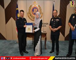 KUNJUNGAN HORMAT YBHG. DATUK BANDAR MAJLIS BANDARAYA SEREMBAN KEPADA PENGARAH KANAN PENGUATKUASA JABATAN PENGANGKUTAN JALAN MALAYSIA