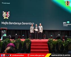 MBS TERIMA ANUGERAH PINNACLE DI MAJLIS GEOINNOVATION MALAYSIA 2025