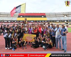 MBS JUARA KESELURUHAN BUAT KALI KE-3 KEJOHANAN OLAHRAGA PIHAK BERKUASA TEMPATAN NEGERI SEMBILAN