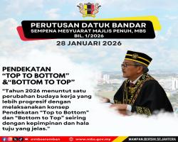 PERUTUSAN DATUK BANDAR SEWAKTU MESYUARAT MAJLIS PENUH MBS BIL.1/2026