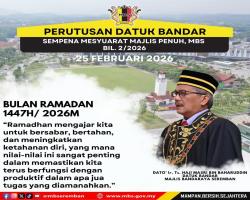 ANTARA INTIPATI PERUTUSAN YBHG. DATUK BANDAR SEWAKTU MESYUARAT MAJLIS PENUH BIL.2/2026 MBS