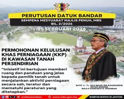 ANTARA INTIPATI PERUTUSAN YBHG. DATUK BANDAR SEWAKTU MESYUARAT MAJLIS PENUH BIL.2/2026 MBS