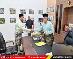 DATUK BANDAR TERIMA KUNJUNGAN HORMAT SURUHANJAYA KOMUNIKASI DAN MULTIMEDIA MALAYSIA