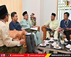 DATUK BANDAR TERIMA KUNJUNGAN HORMAT SURUHANJAYA KOMUNIKASI DAN MULTIMEDIA MALAYSIA