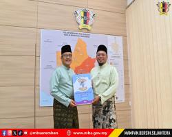 DATUK BANDAR TERIMA KUNJUNGAN HORMAT SURUHANJAYA KOMUNIKASI DAN MULTIMEDIA MALAYSIA