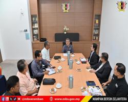 KUNJUNGAN HORMAT YB SENATOR DR. JUFITRI BIN JOHA, AHLI DEWAN NEGARA