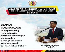 MESYUARAT MAJLIS PENUH Majlis Bandaraya Seremban BIL.1/2026